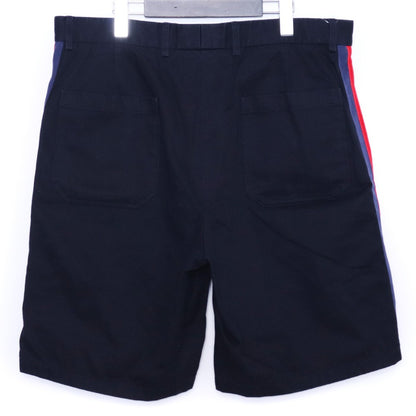 Gucci Tricolor Cotton Navy Shorts Pants Size 50