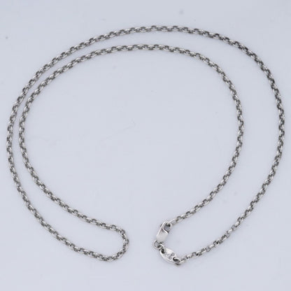CHROME HEARTS Roll Chain Necklace Silver