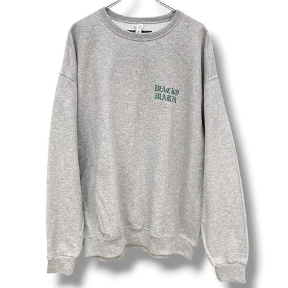 WACKO MARIA 26SS Crew Neck Sweatshirt Gray Size XL