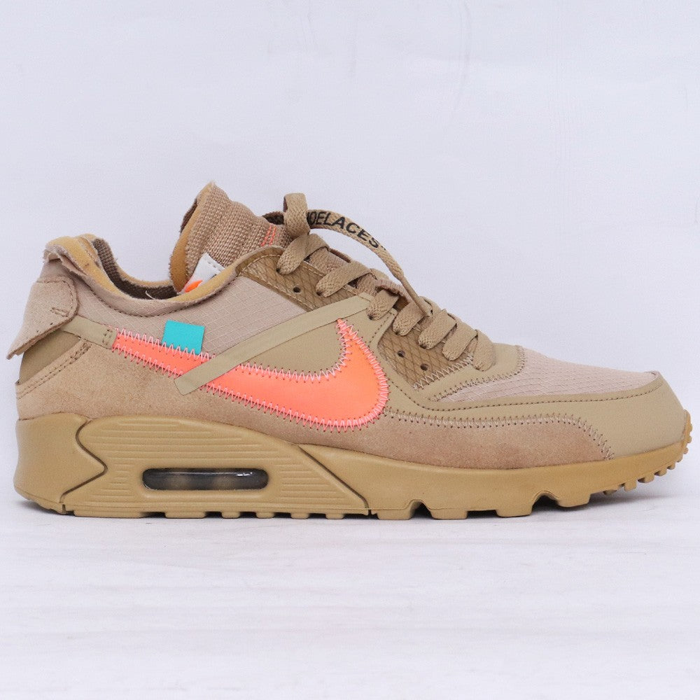 Off-White Nike THE 10 AM90 Desert Ore Sneakers Size 26.5cm