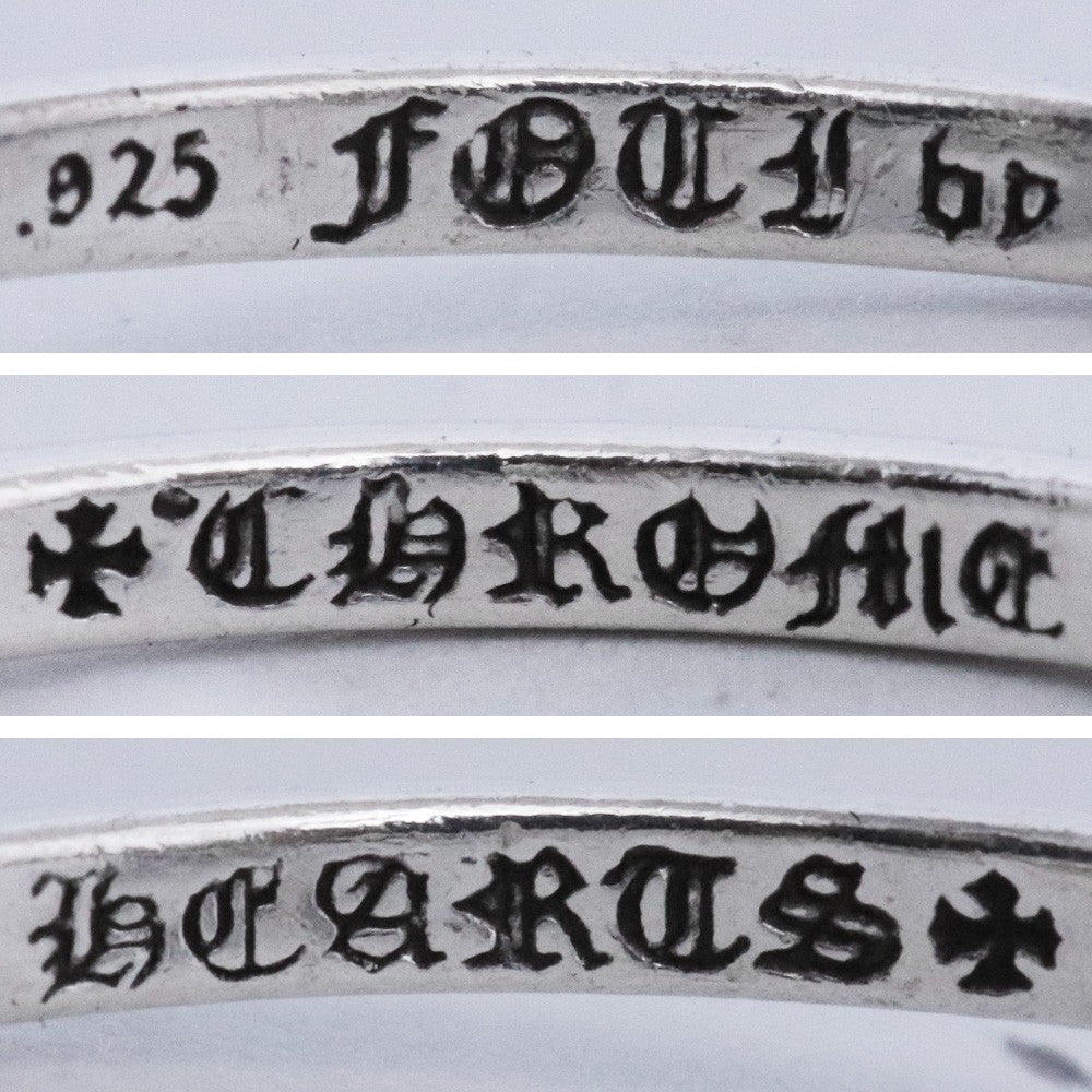 CHROME HEARTS BUBBLGM FOTI Ring Silver Size ONE SIZE
