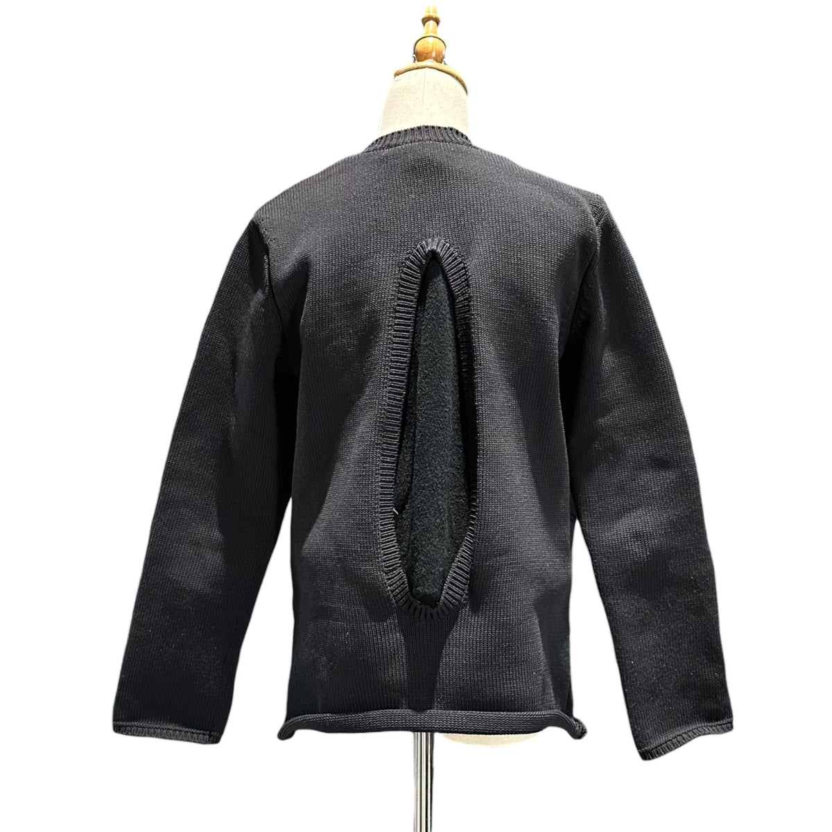 COMME des GARCONS 21AW Back Open Poly/Cotton Knit Size S