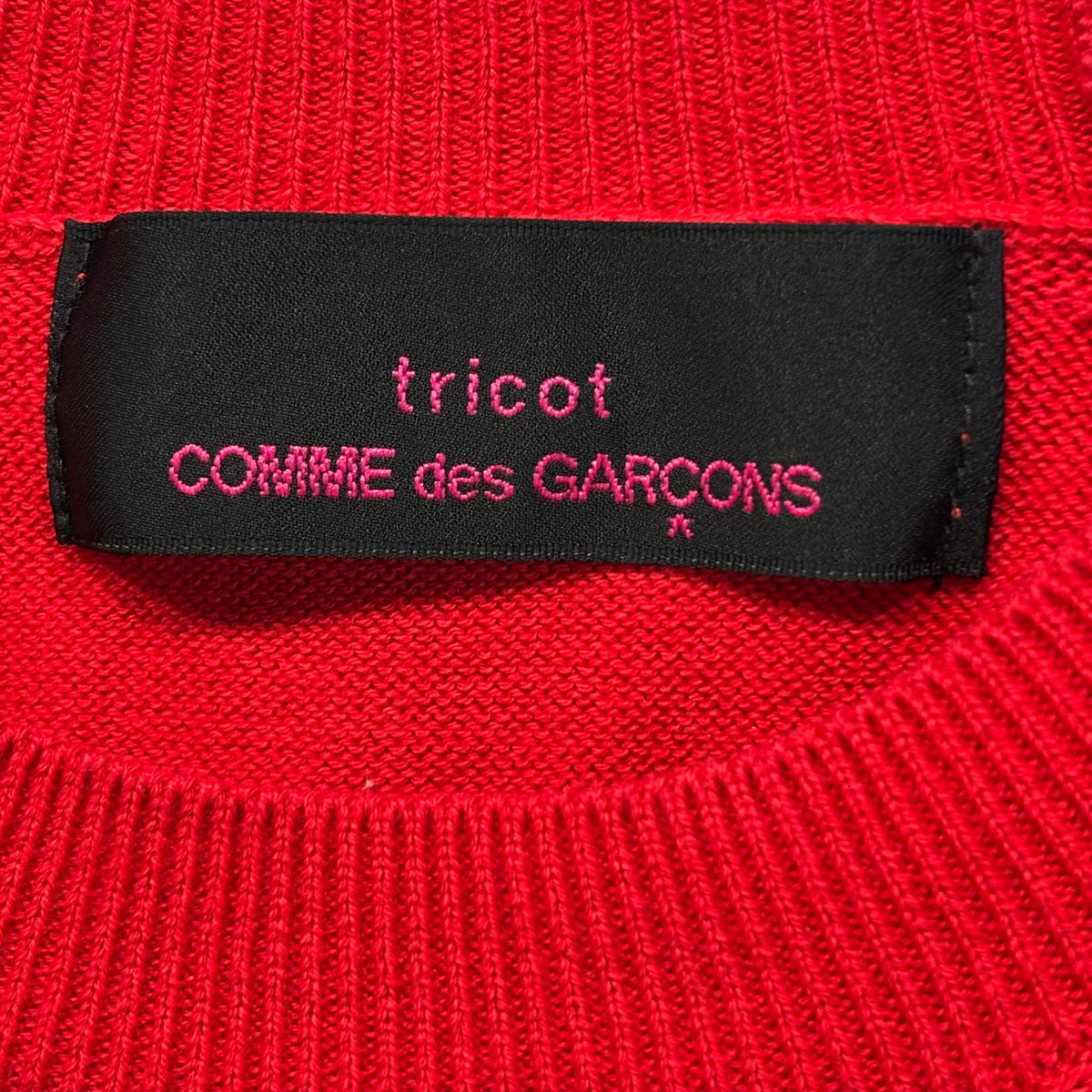 tricot COMME des GARCONS 15AW "ALOHA" Neck Sweater Size FREE