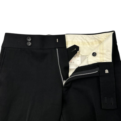 COMME des GARCONS 04AW Wool Straight Pants Black Size M