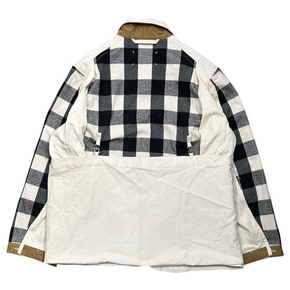 MAISON MARGIELA 22SS 4-Way Check Cotton Jacket Size 36