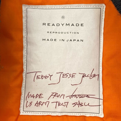 READYMADE Teddy Jesse Fleece Boa Jacket Black Size 3