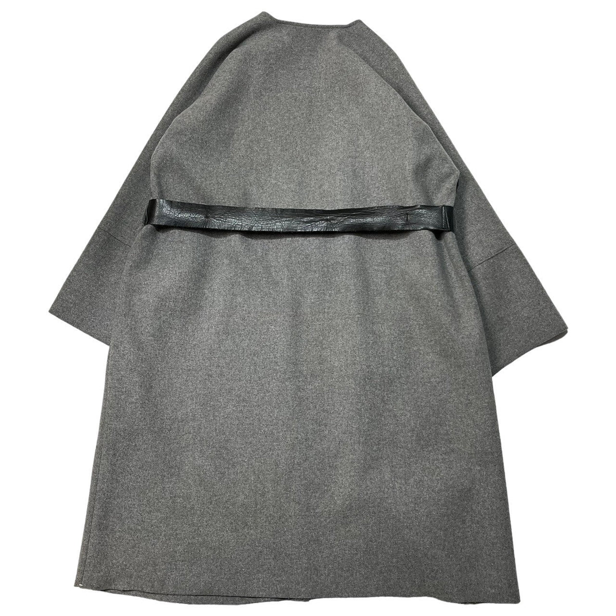 SUNSEA 14AW No Hood Jedi Coat Grey Black Size SIZE 2