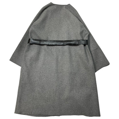 SUNSEA 14AW No Hood Jedi Coat Grey Black Size SIZE 2