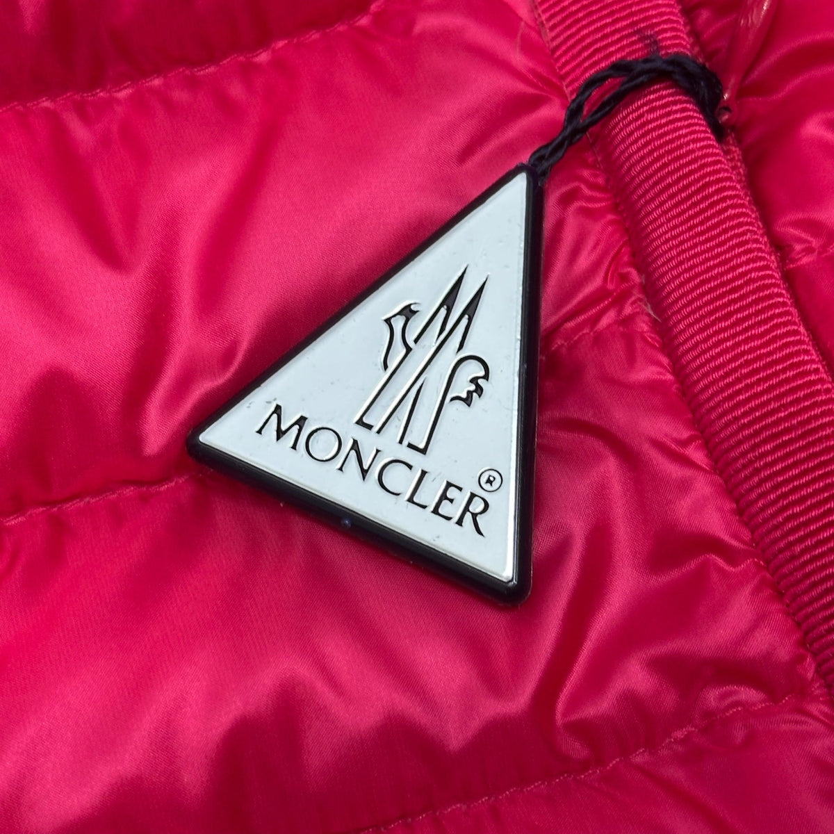 MONCLER AMITA Layered Ruffled Hem Light Jacket Pink Size 3