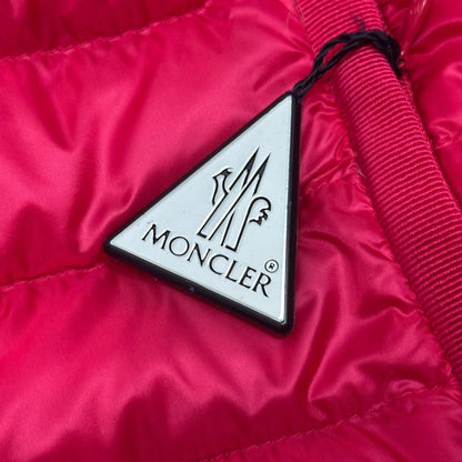 MONCLER AMITA Layered Ruffled Hem Light Jacket Pink Size 3