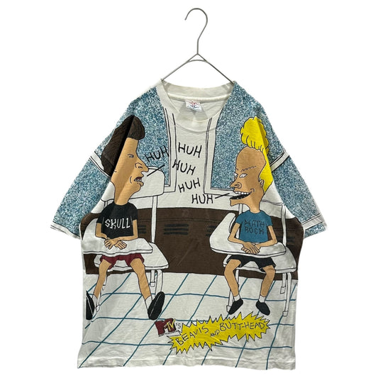 MUSIC TELEVISION 90s Vintage Beavis Butthead T-Shirt Size L