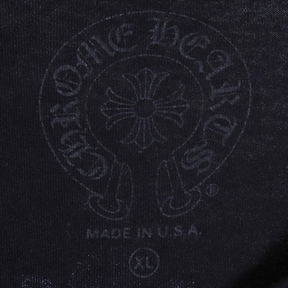 CHROME HEARTS Multi-Color Cemetery T-Shirt Black Size XL