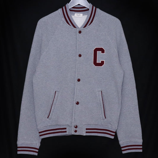 CELINE Teddy College Jacket Gray Size S