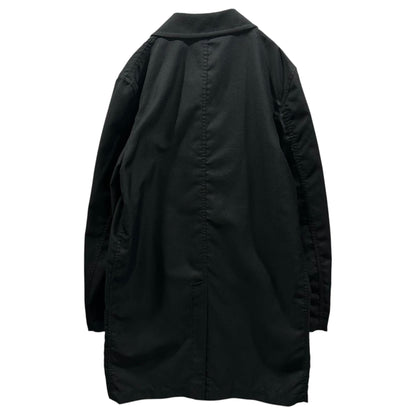 BLACK COMME des GARCONS 11AW Polyester Coat Black Size M