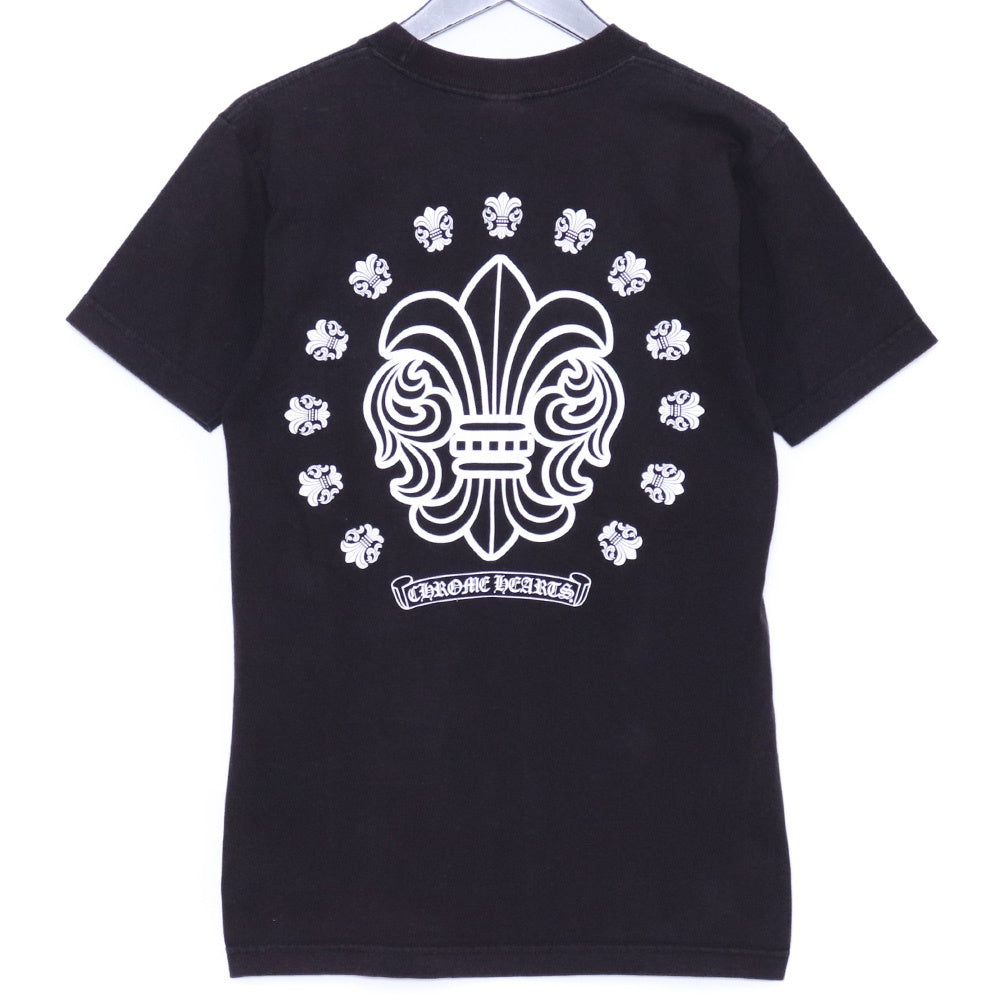 CHROME HEARTS OLD SS BS Fleur Circle T-Shirt Black Size S