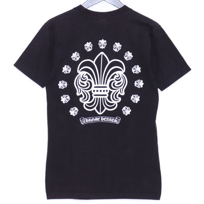 CHROME HEARTS OLD SS BS Fleur Circle T-Shirt Black Size S