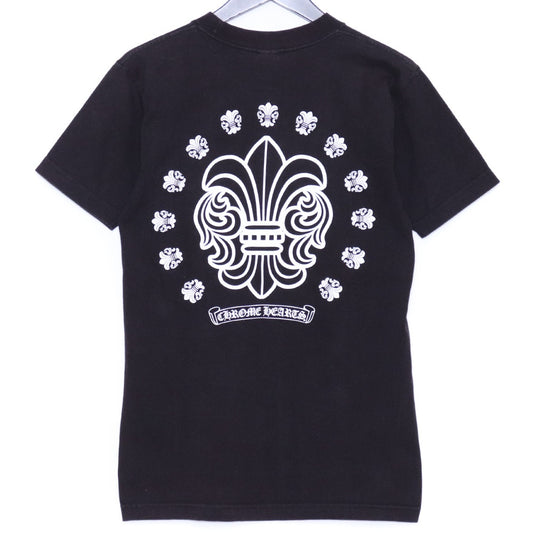 CHROME HEARTS OLD SS BS Fleur Circle T-Shirt Black Size S