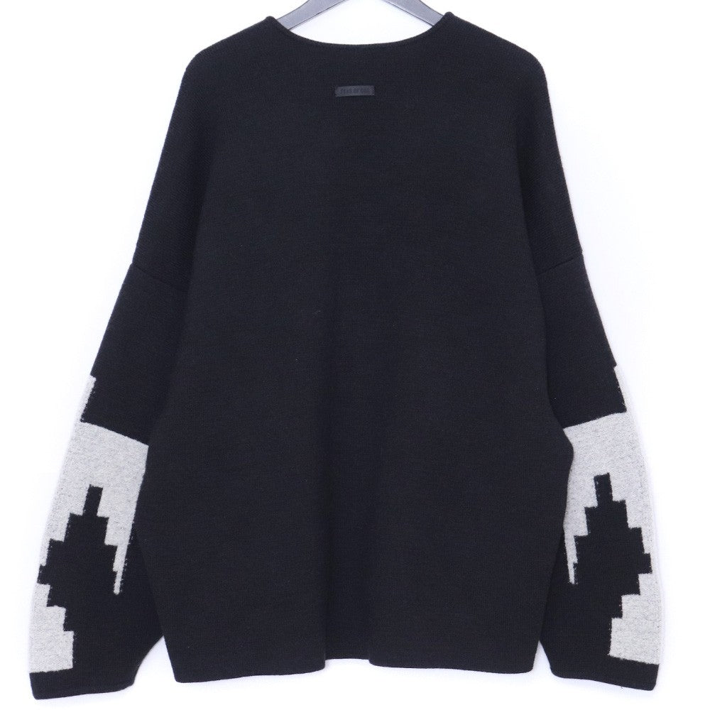 FEAR OF GOD Thunderbird Full Zip Cardigan Black Size M