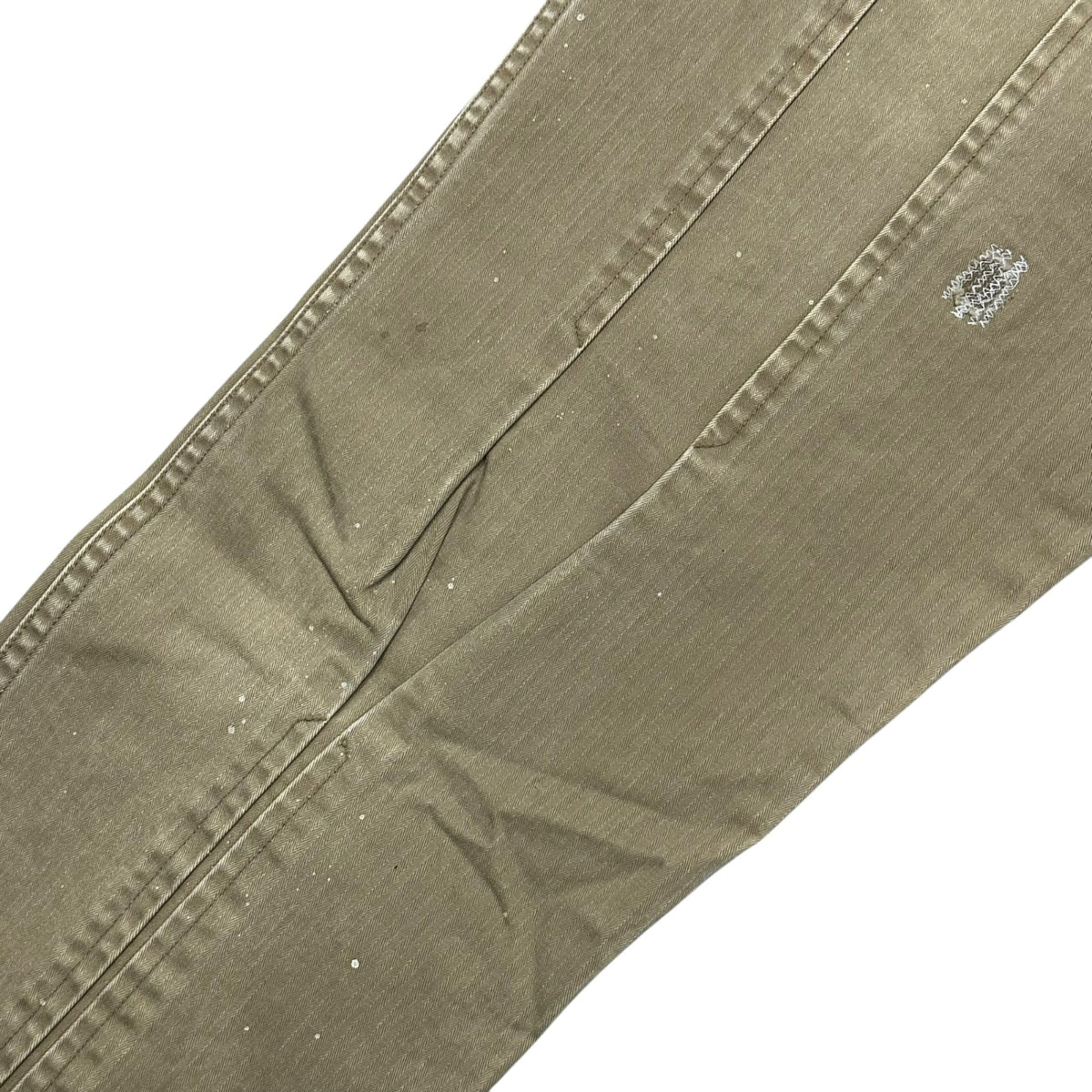 AFFA Distressed Bondage Pants Beige Size M