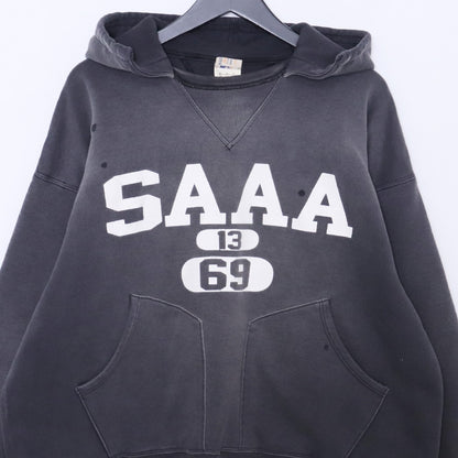 SAINT MICHAEL 25AW Berberjin Fade Hoodie Black Size M
