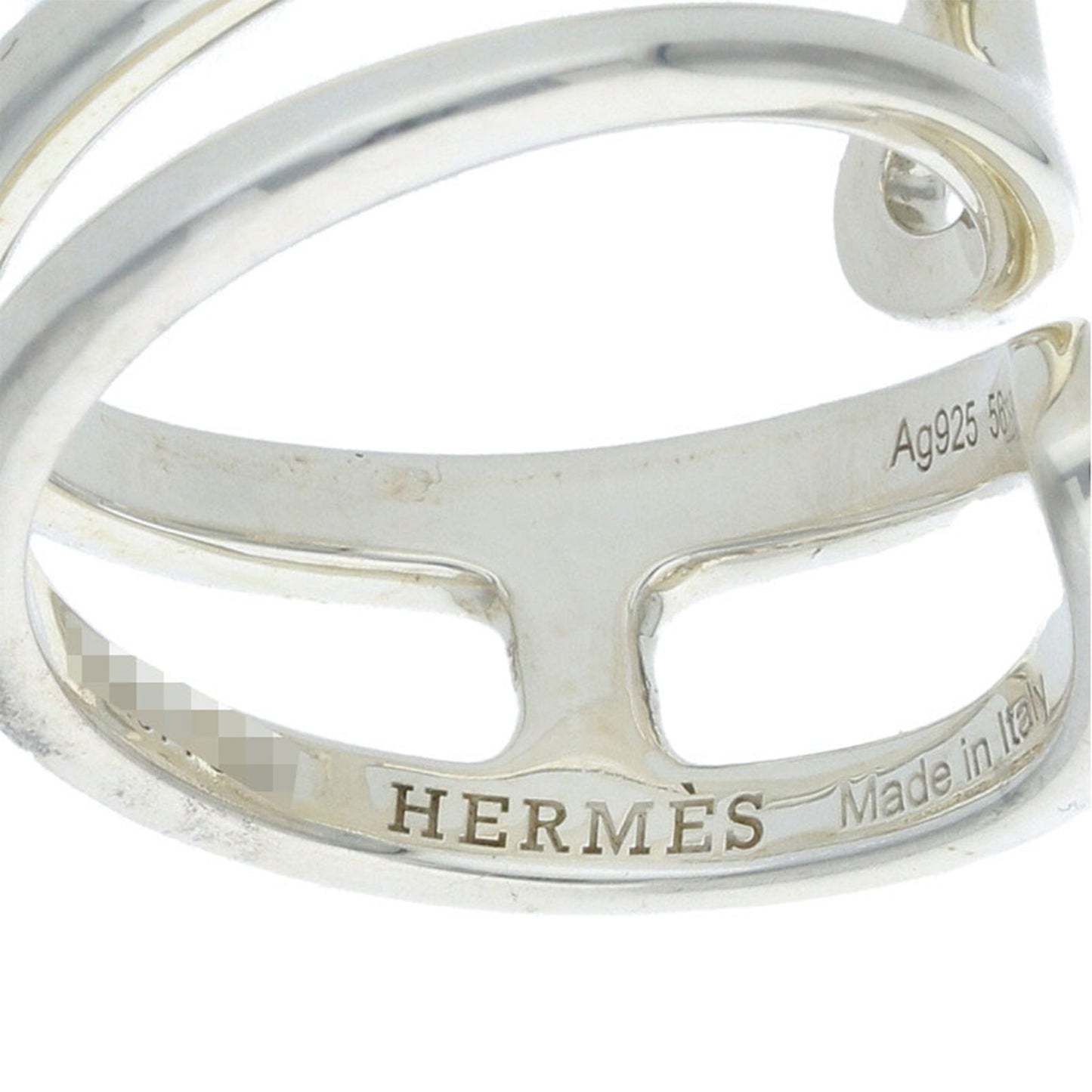 Hermes HERMÈS 2010s 925 Sterling Silver Ring
