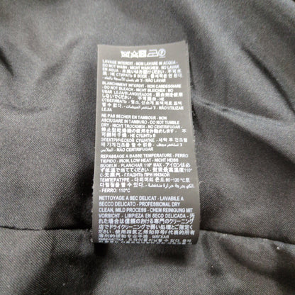 SAINT LAURENT Black Souvenir Bomber Jacket Size 36