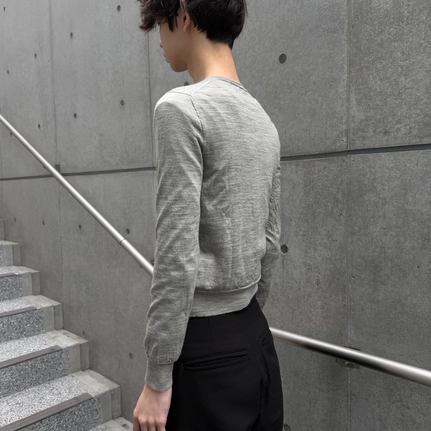 COMME des GAR AW14 V-Neck Knit 100% Wool