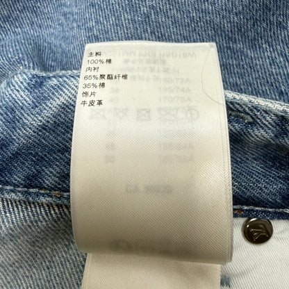 LOUIS VUITTON 25SS Monogram Skate Denim Pants Size 31