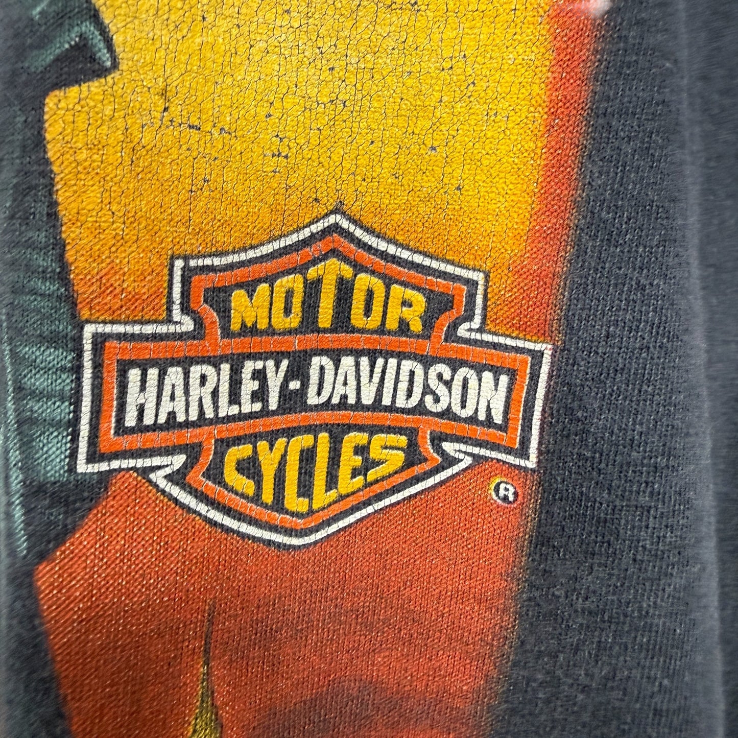 HARLEY- DAVIDSON 90s Vintage "Freedom Starts Here" T Size L