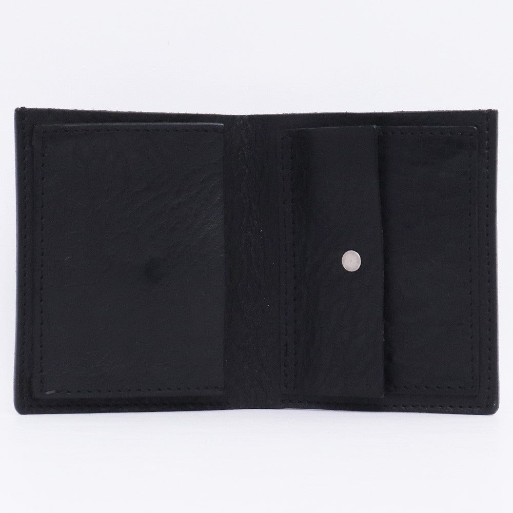 Isamu Katayama Backlash Black Italian Shoulder Wallet Size F