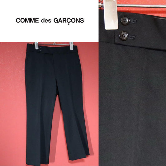 Comme des Garcons 00AW Black Wool Slacks Size M