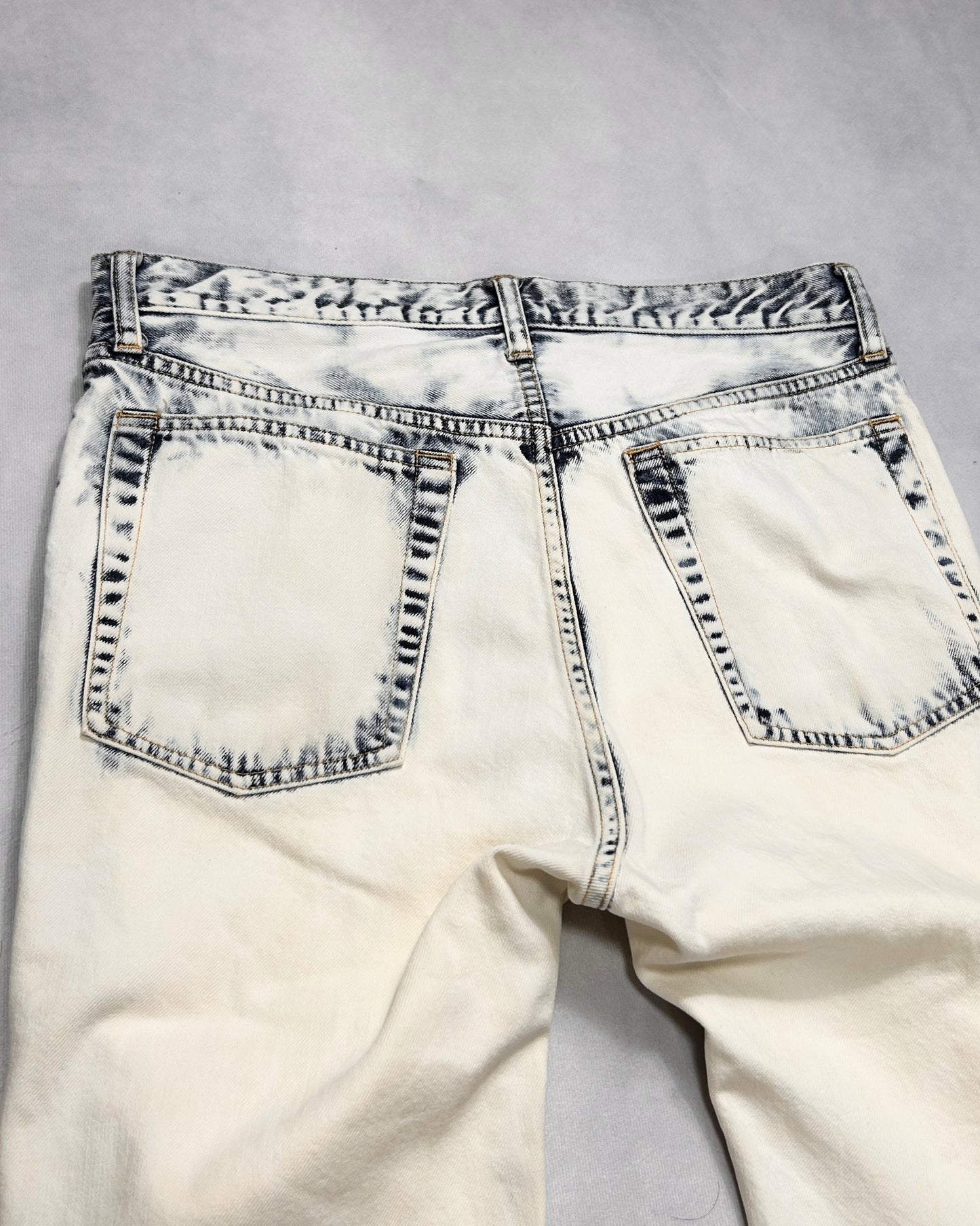 Junya Watanabe Acid Wash Bootcut Jeans Multi S/S2026 Size S