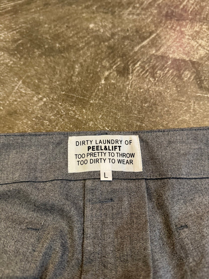 PEEL&LIFT Gray Polyester Blend Pants Size L