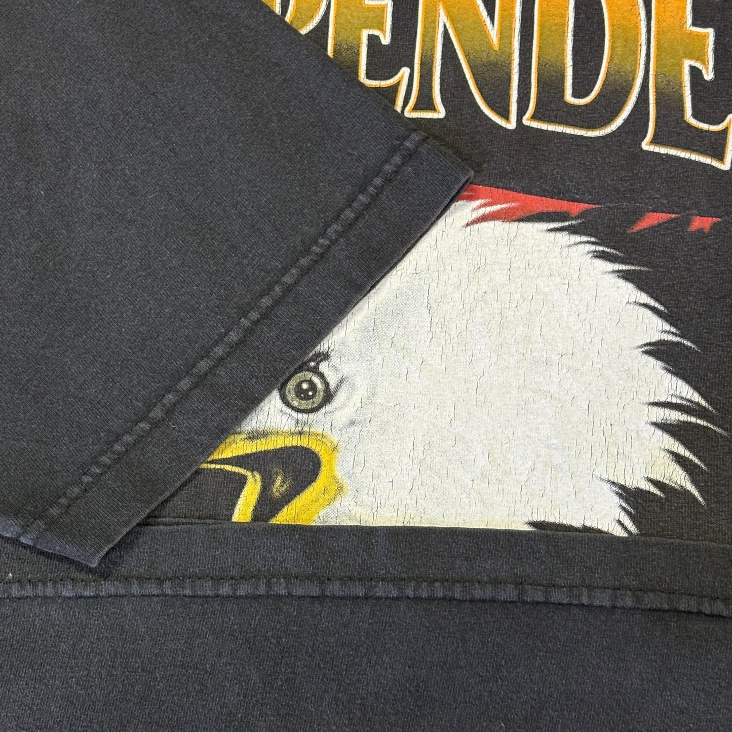 INDEPENDENT Eagle Graphic Print T-shirt Size L