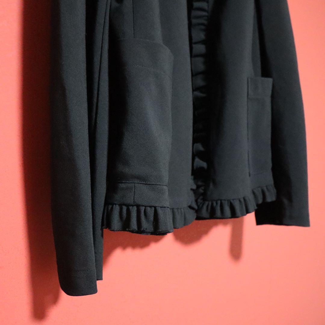 tricot COMME des GARCONS 00s Frill Wool Jacket Size M