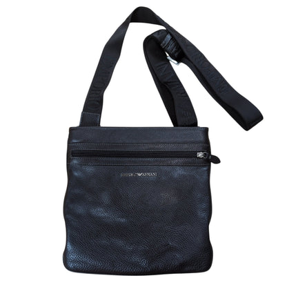 EMPORIO ARMANI Brown Leather Shoulder Bag