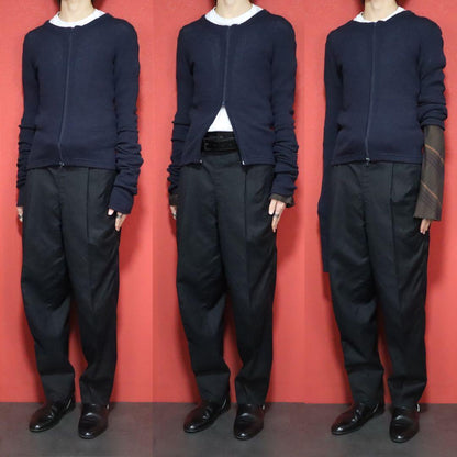 Yohji Yamamoto Super Long Sleeve Layered Double Zip Size 3