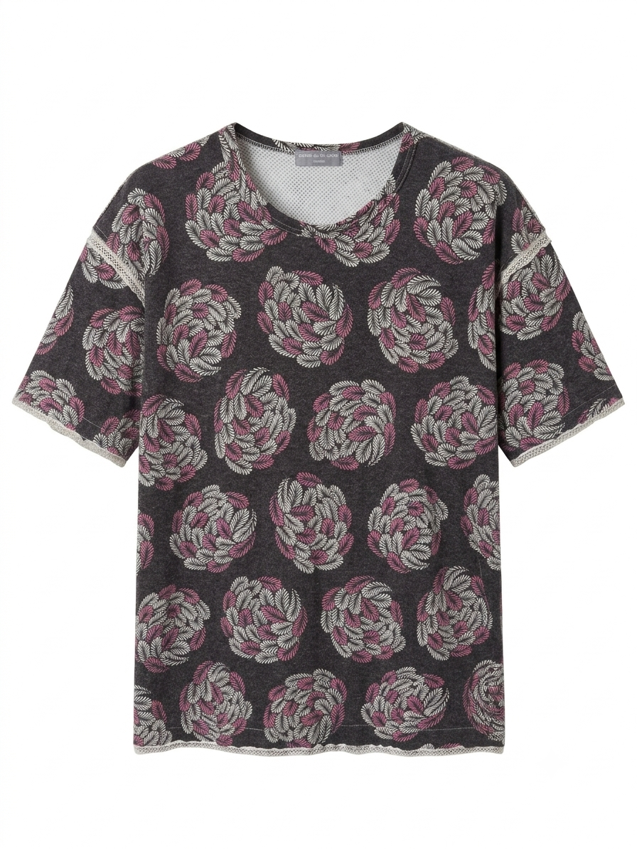 COMME des GARCONS HOMME 03AW Mesh T-Shirt Black