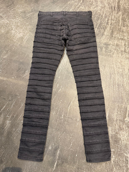 undercover 13AW Black Stretch Cotton Pants Size 1