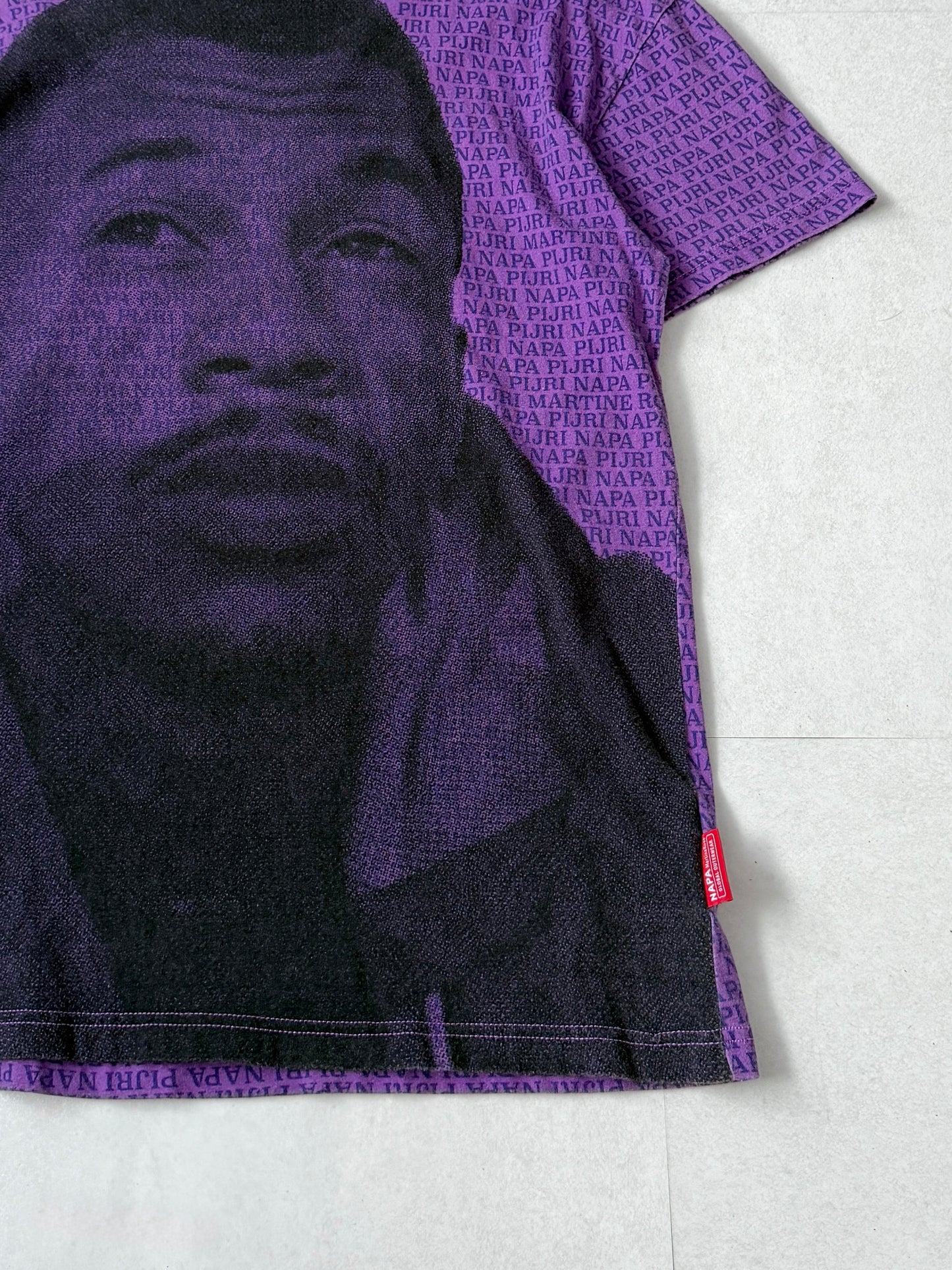 Martine Rose x Napapijri Purple Cotton T-Shirt Size M