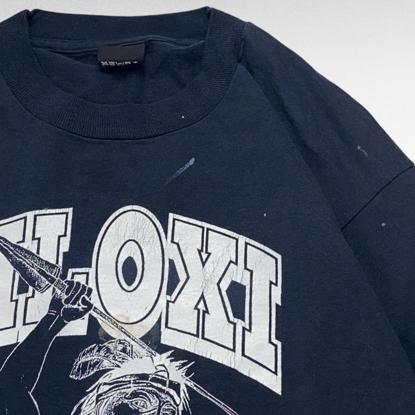 SCREEN STARS 90s Long Sleeve T-Shirt Black Size L