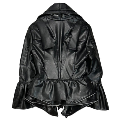 JUNYA WATANABE F/W 2022 Faux Leather Biker Jacket Size S