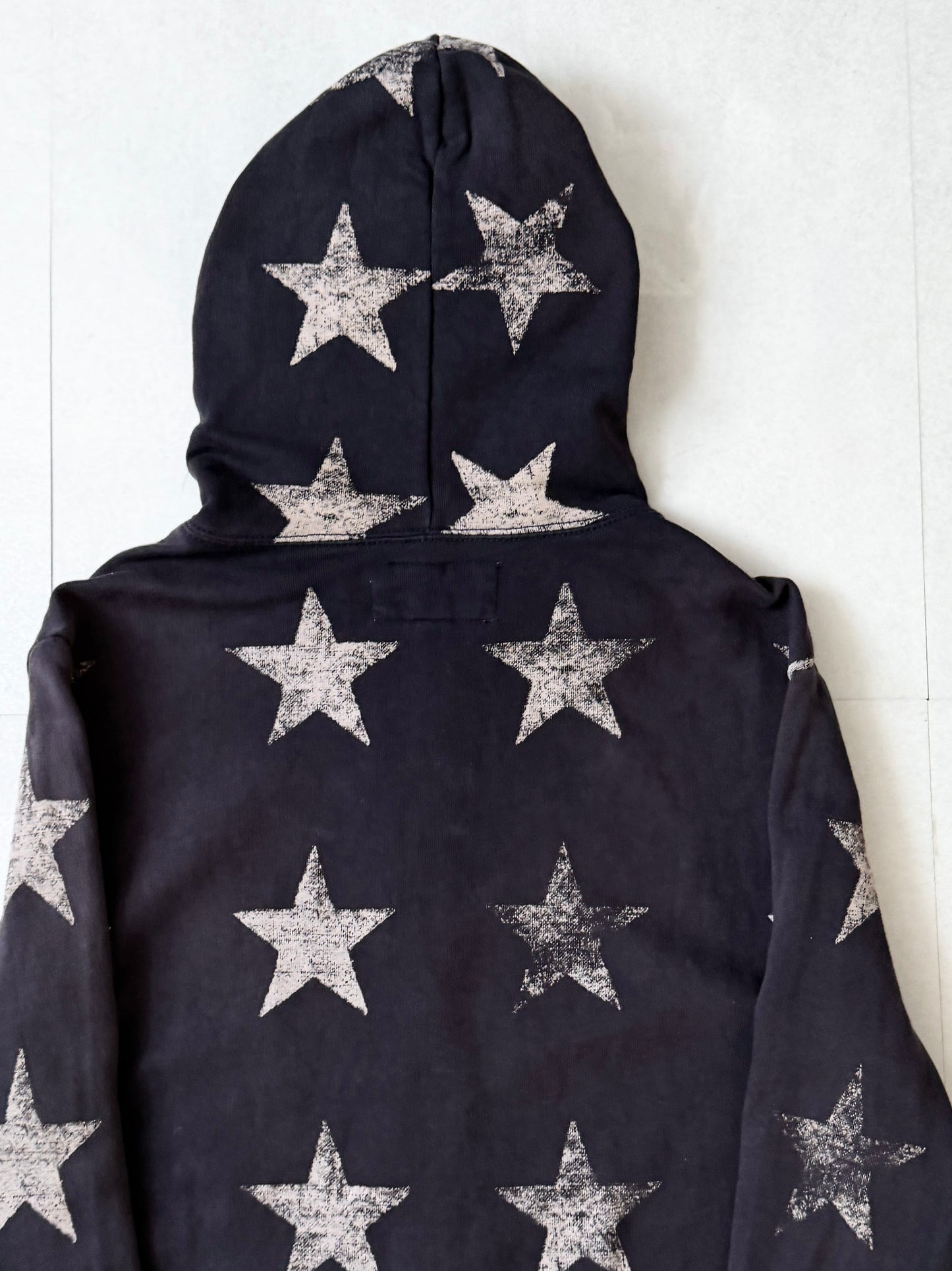 Denim&Supply Star Design Cotton Zip Hoodie Size S