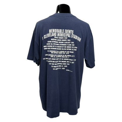 MLB Vintage Cleveland Indians Stadium T-Shirt Size XL