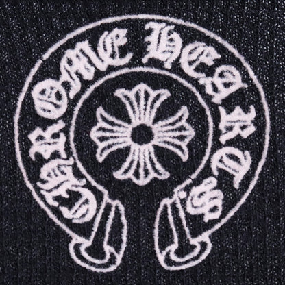 CHROME HEARTS Old BS Fleur Thermal Long Sleeve T-Shirt Black Size S