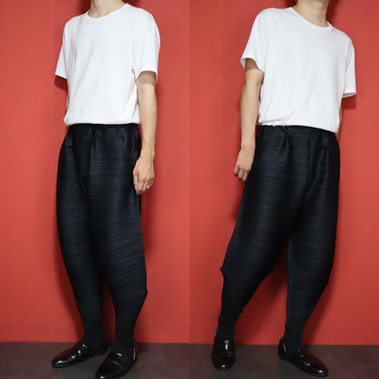 PLEATS PLEASE Sarouel Pleated Tapered Pants Size 3