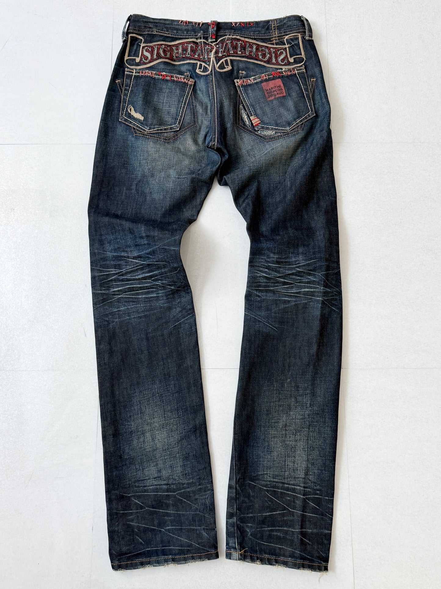 MARITHÉ+FRANÇOIS GIRBAUD Back Design Denim Jeans Size S