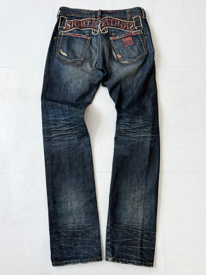 MARITHÉ+FRANÇOIS GIRBAUD Back Design Denim Jeans Size S