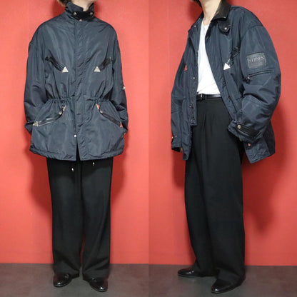 Versus 90s Medusa Metal Nylon Workwear Jacket Size XXL