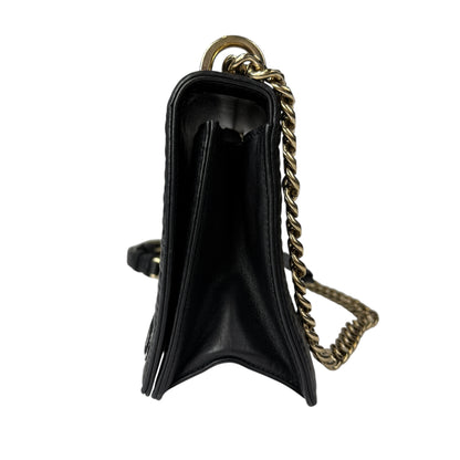 Christian Dior Chain Shoulder Bag Black